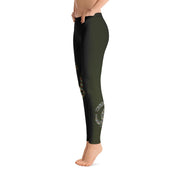 Crab Fish Pattern Leggings